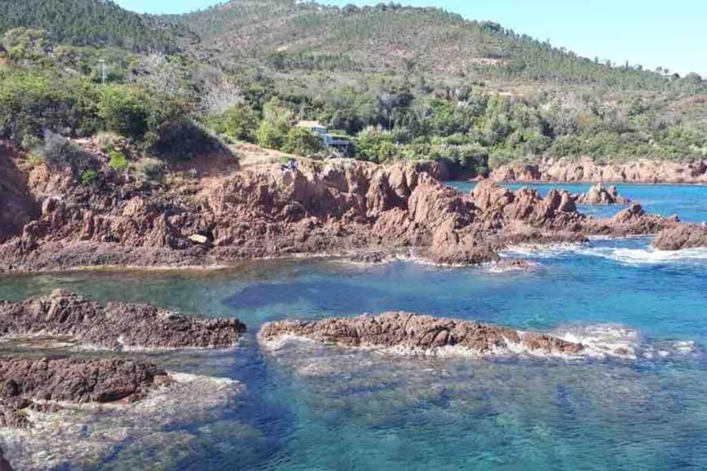 Appartement Piscine Terasse Gym Sauna Balneo Sainte-Maxime Exterior foto